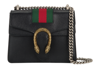 Mini Dionysus, &pound;750, Handbags, Black, Leather, Front view